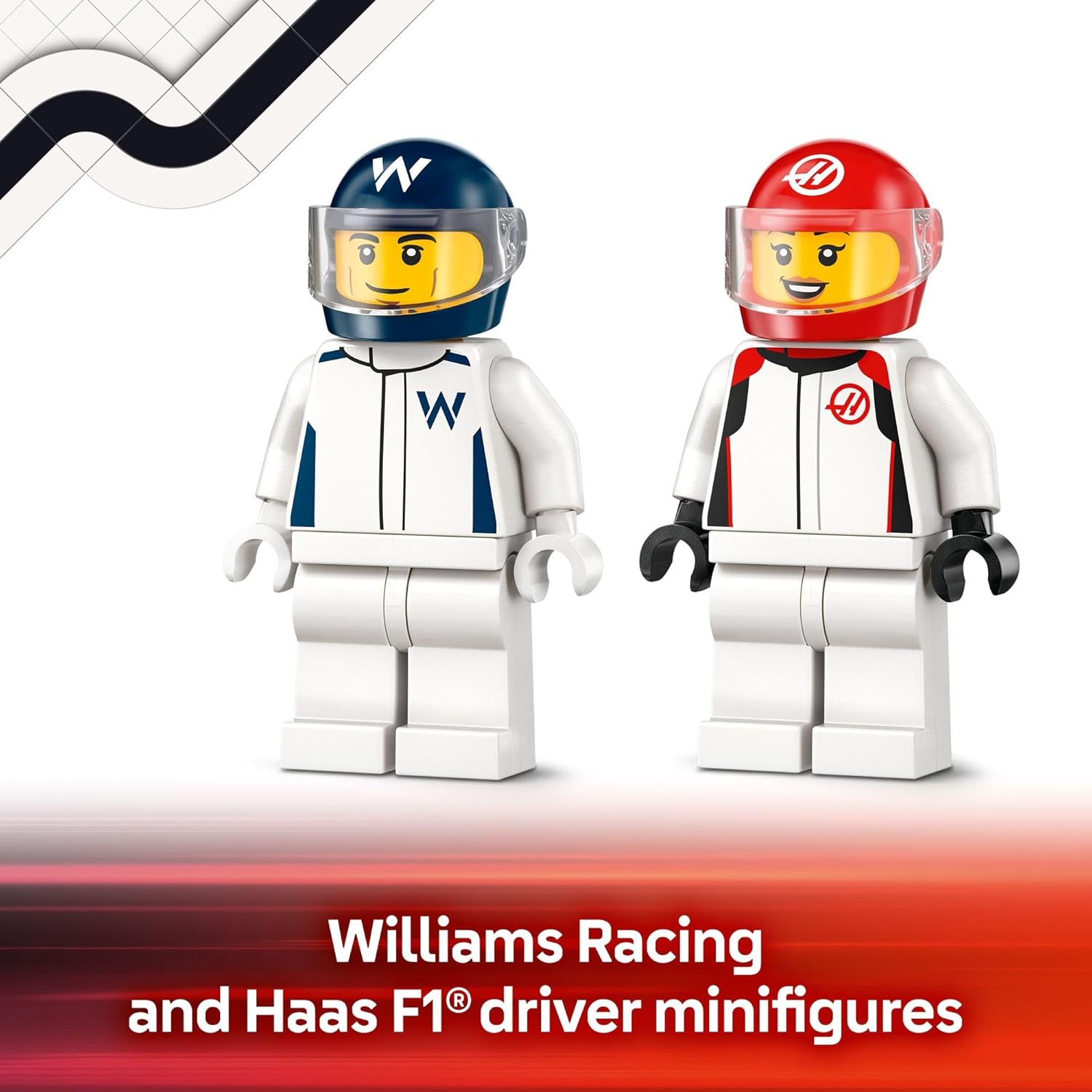 F1 WILLIAMS RACING AND HAAS TACE CARS