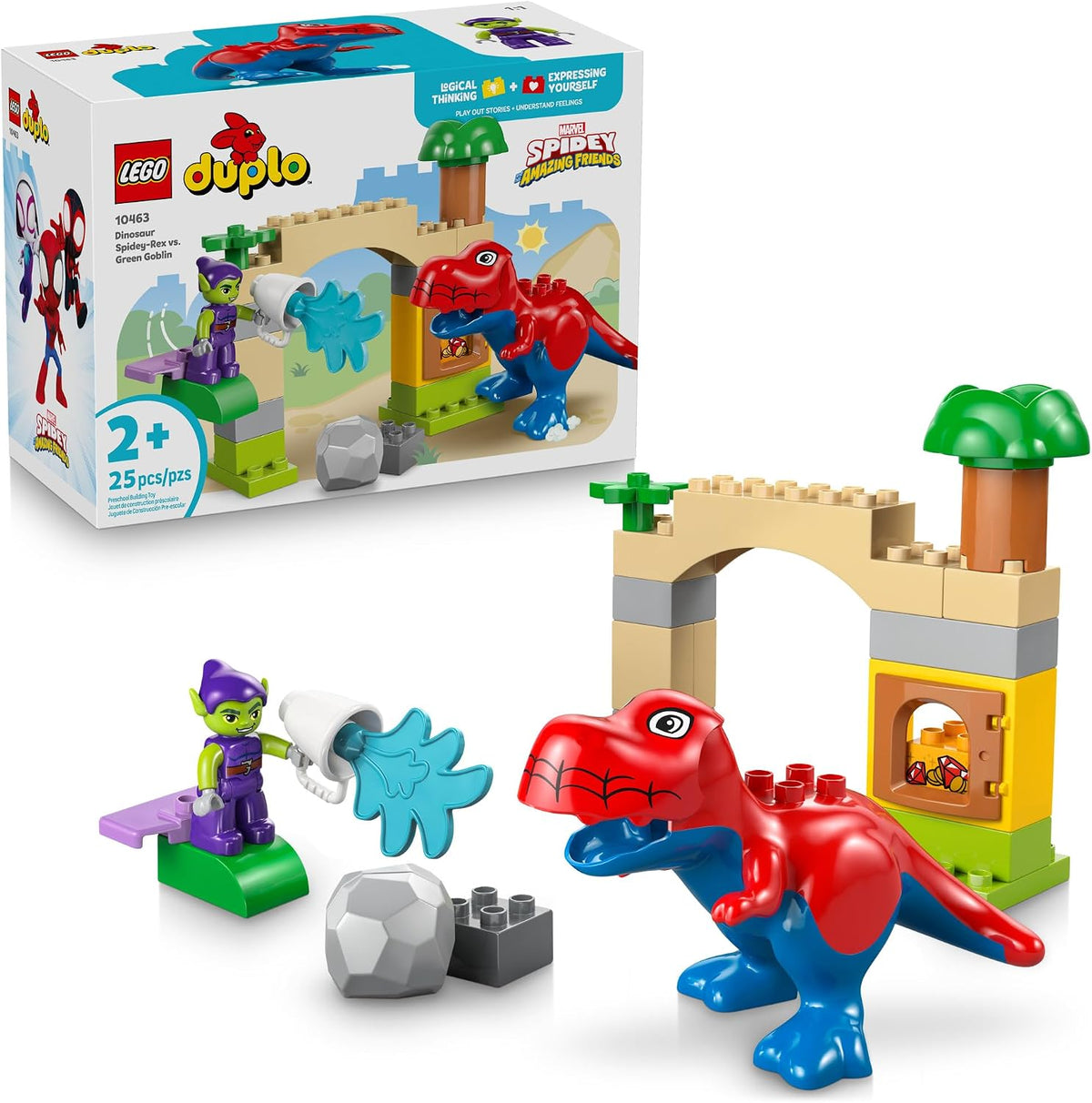 DINOSAUR SPIDEY REX VS GREEN GOBLIN