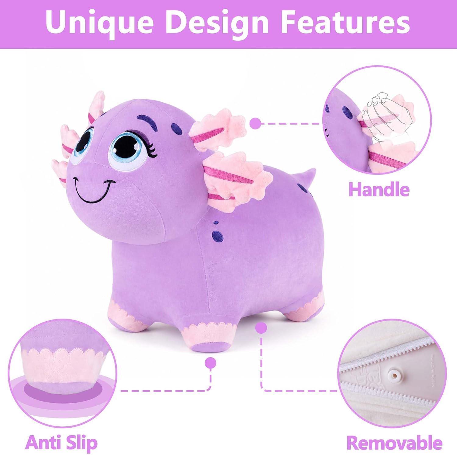 BOUNCY PURPLE AXOLOTL