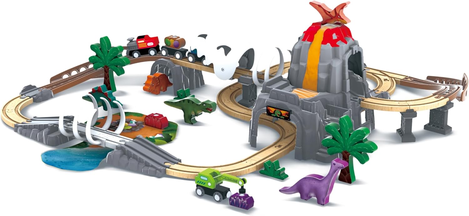 DINOSAUR RAILWAY ADVENTURE SET