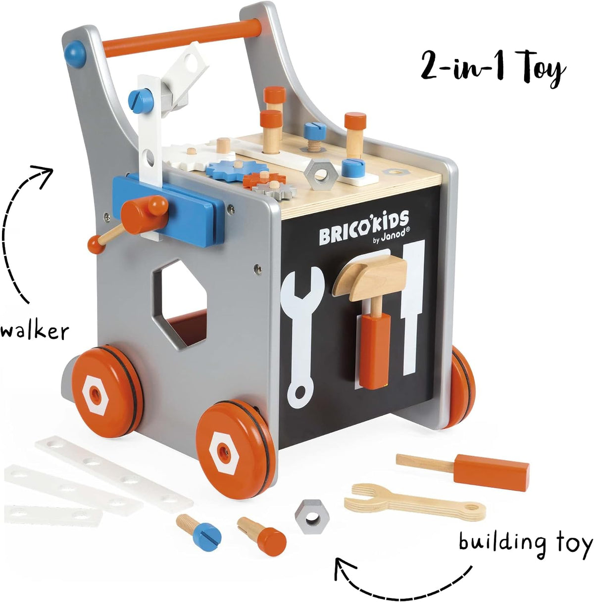 BRICO KIDS MAGNETIC DIY TROLLEY