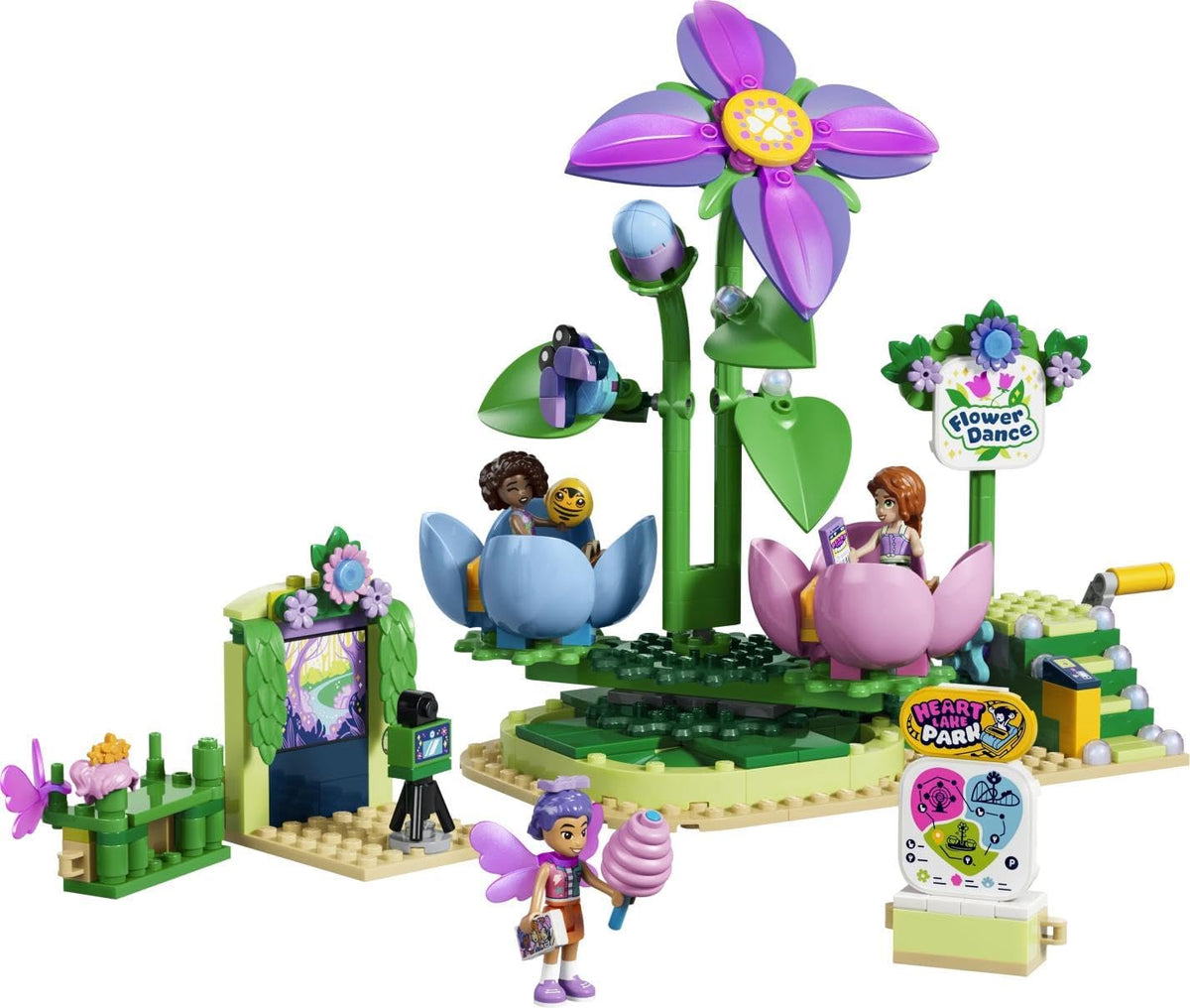 SPINNING FLOWER AND FAIRY TEACUP RIDE