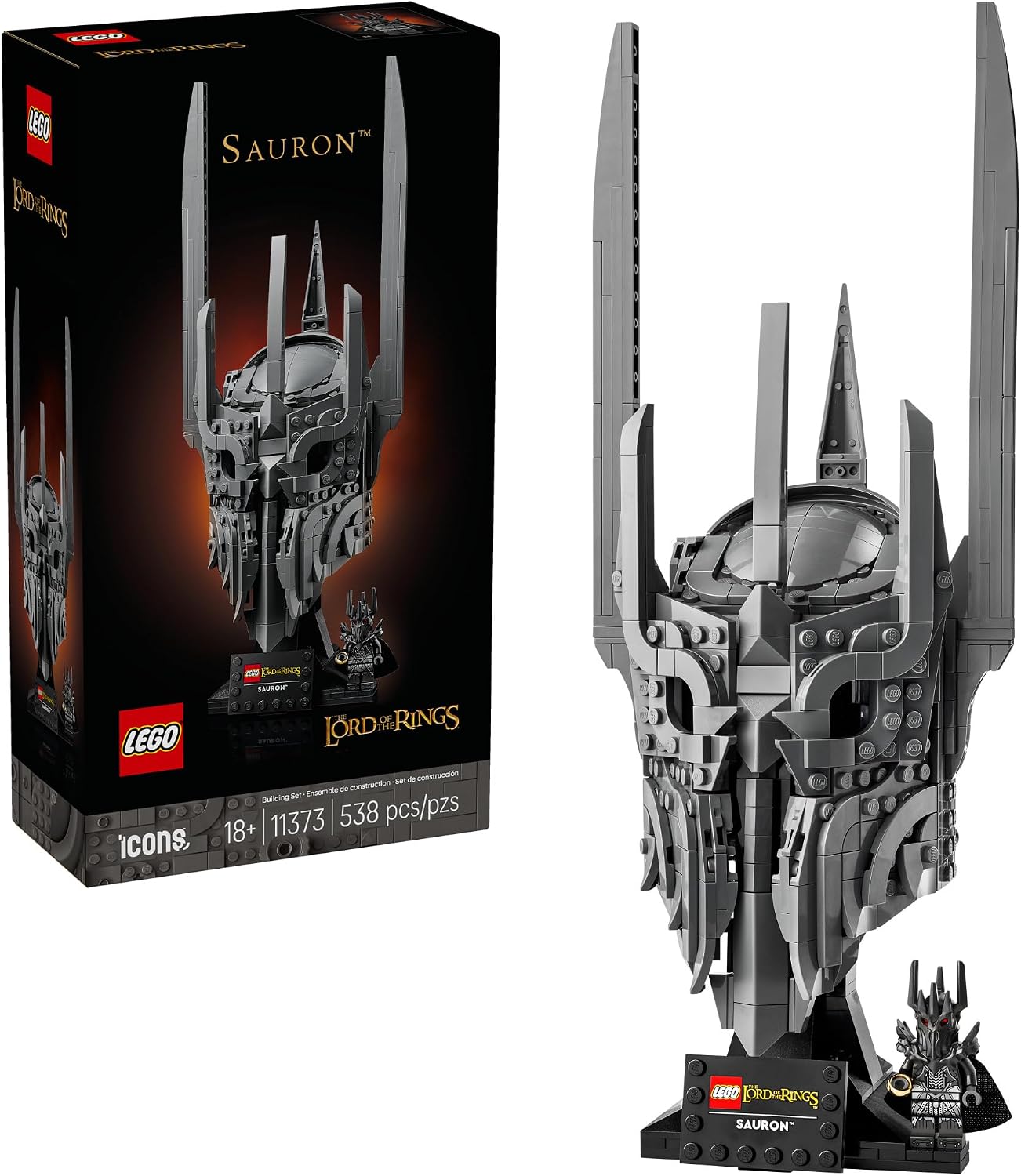 THE LORD OF THE RINGS SAURONS HELMET