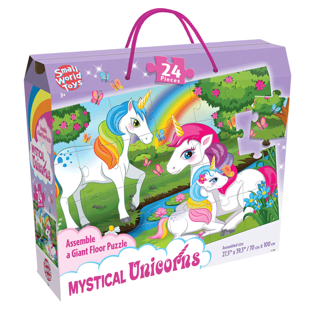 24PC MYSTICAL UNICORN FLOOR PUZZLE