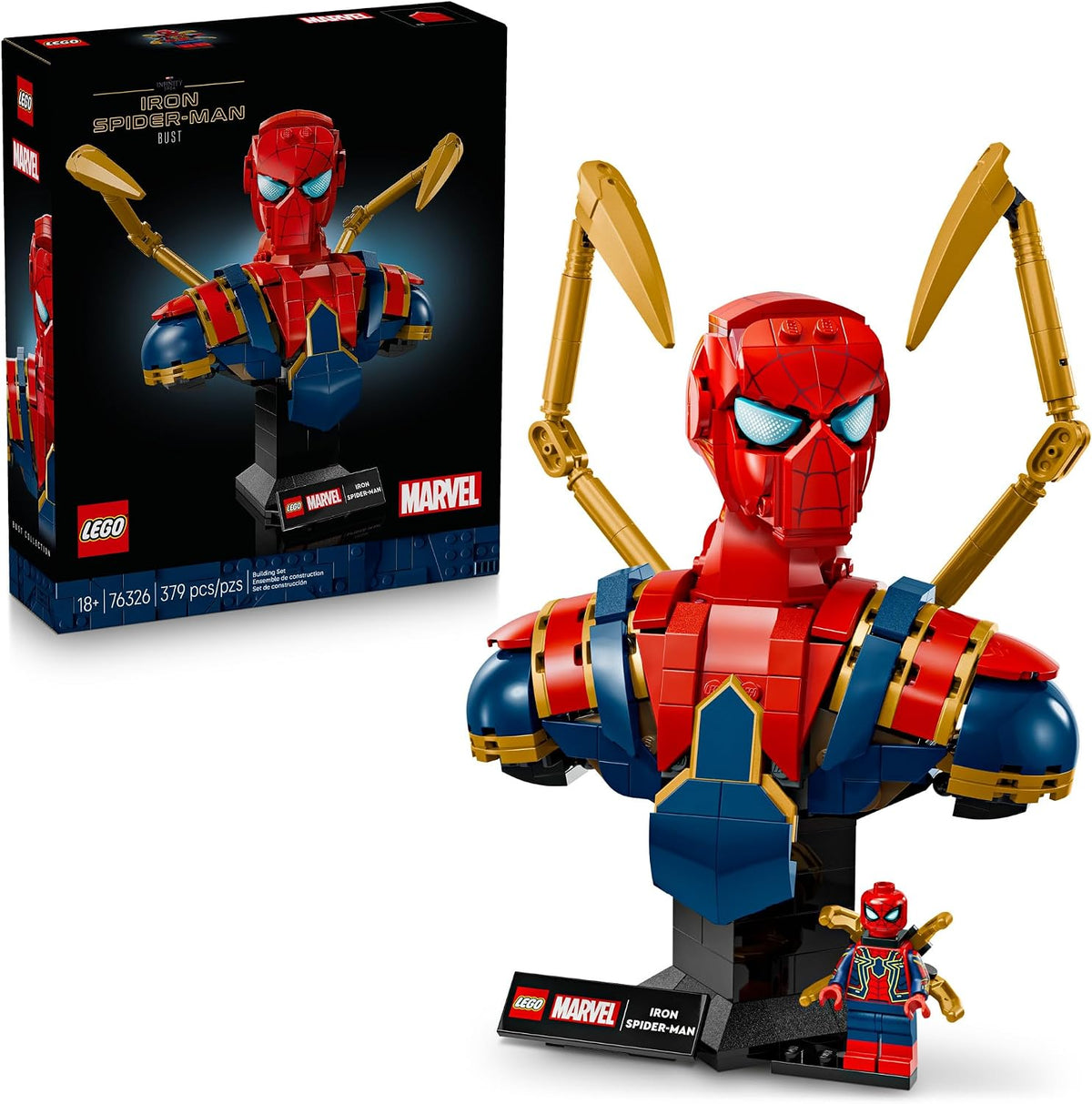 IRON SPIDER MAN BUST
