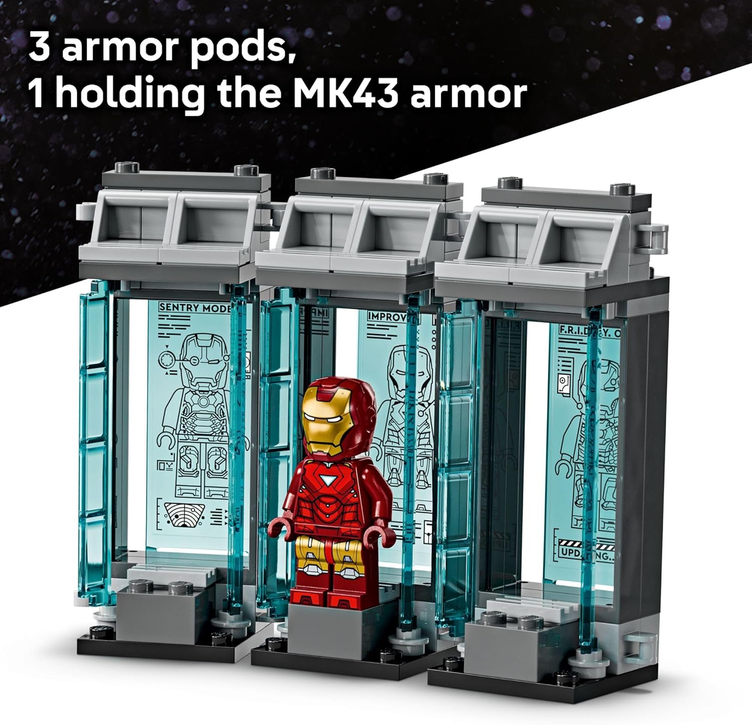 IRON MANS LABORATORY HALL OF ARMOR