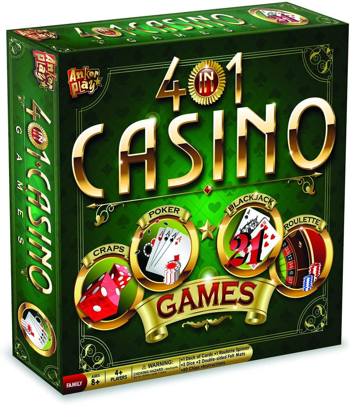 4 IN 1 CASINO GAMES