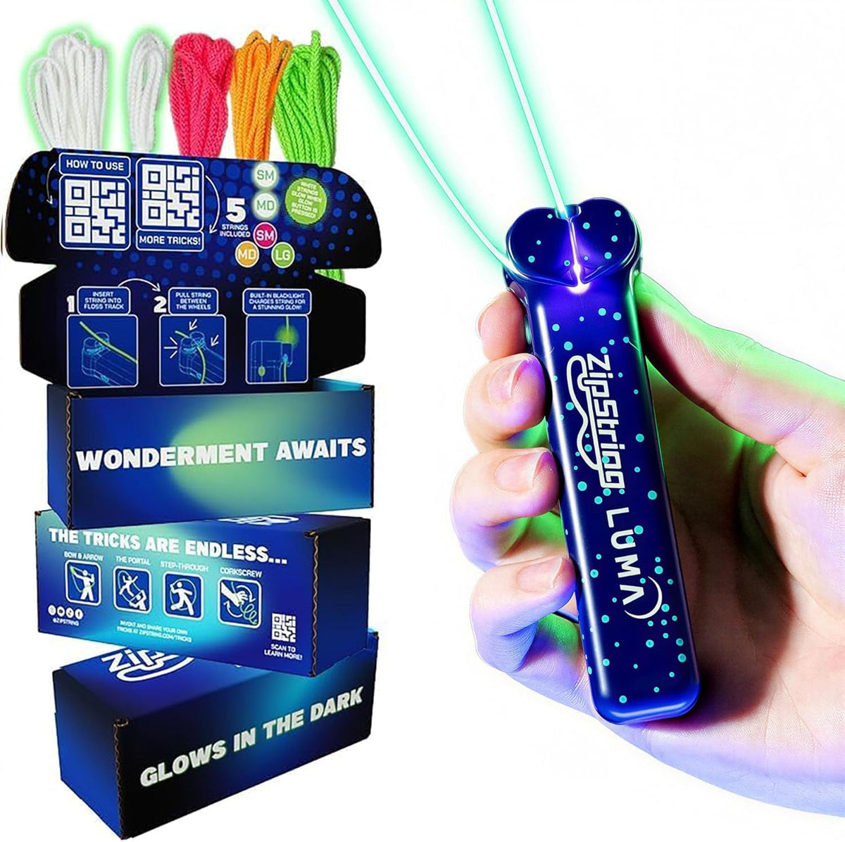 ZIPSTRING GLOW IN THE DARK