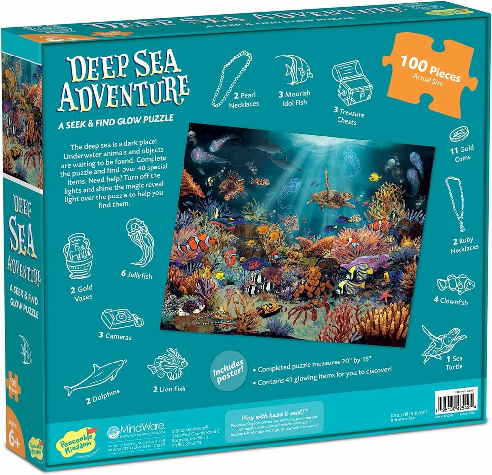 SEEK AND FIND GLOW DEEP SEA ADVENTURE