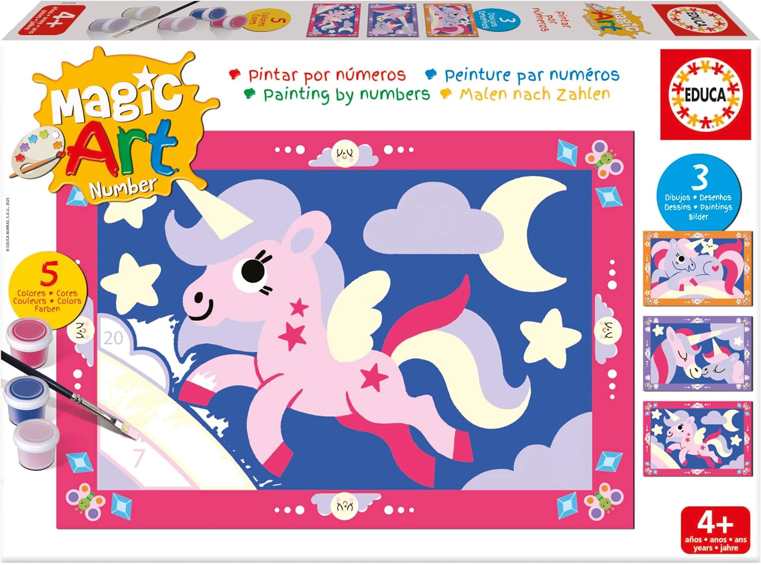 NUMBER ART UNICORNS