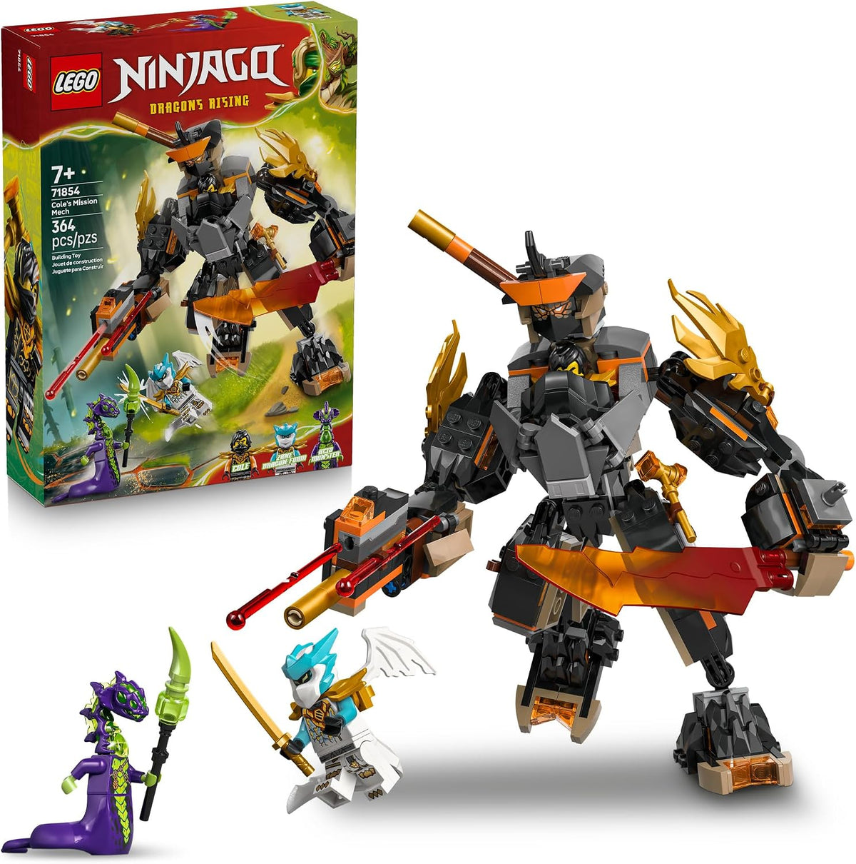 COLES MISSION MECH AND DRAGON ZANE