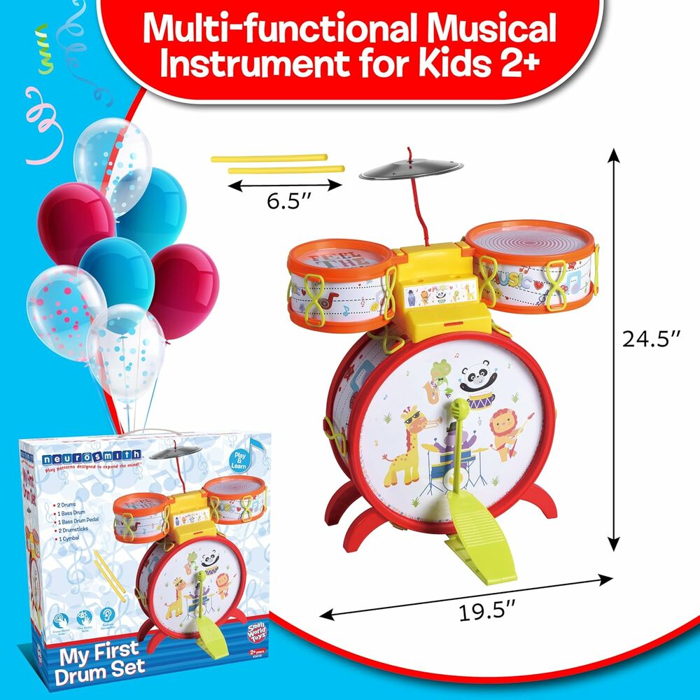 Percussion Instrument Fisher Price Drum Set For Toddlers