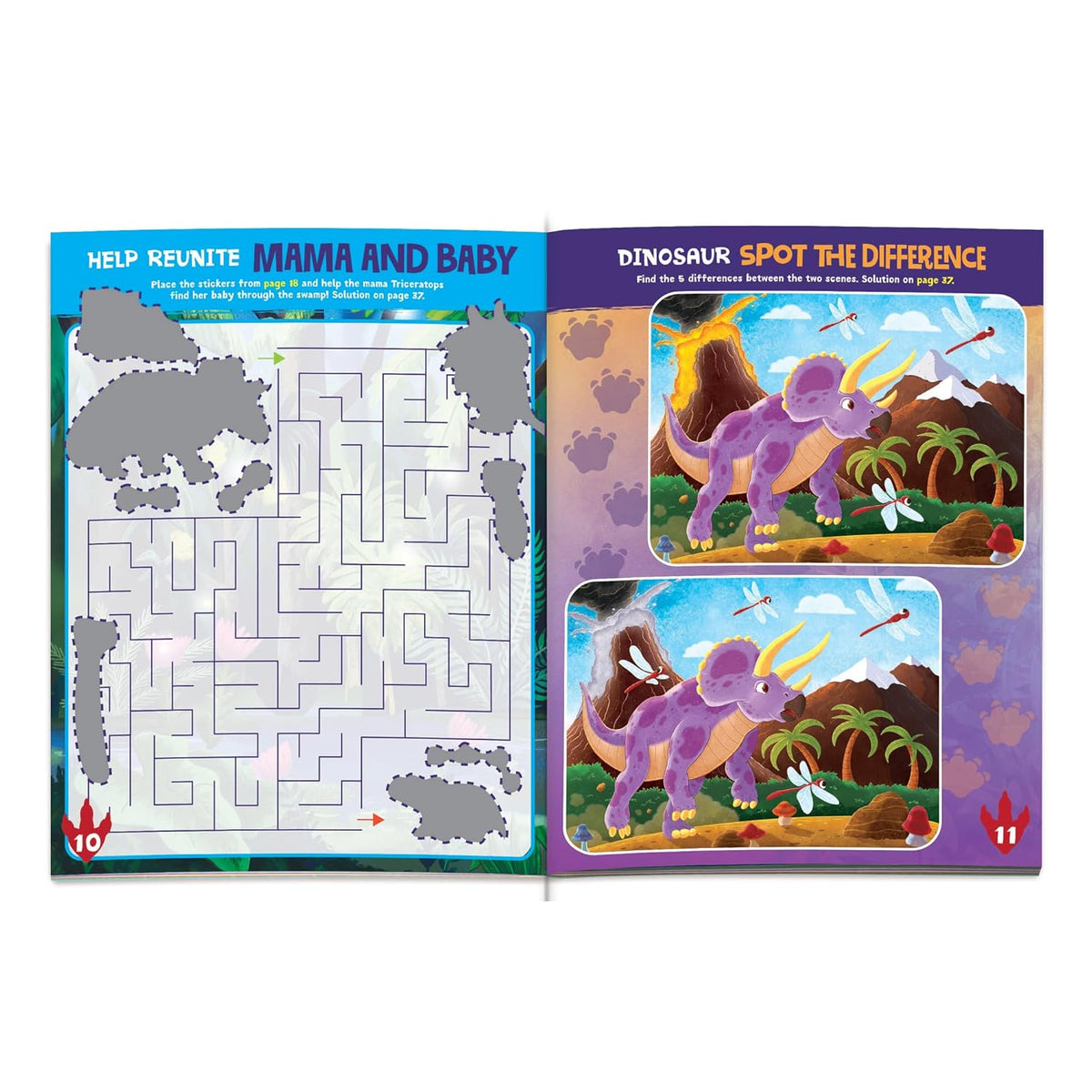 DINOSAUR STICKER ACTIVITY BOOK