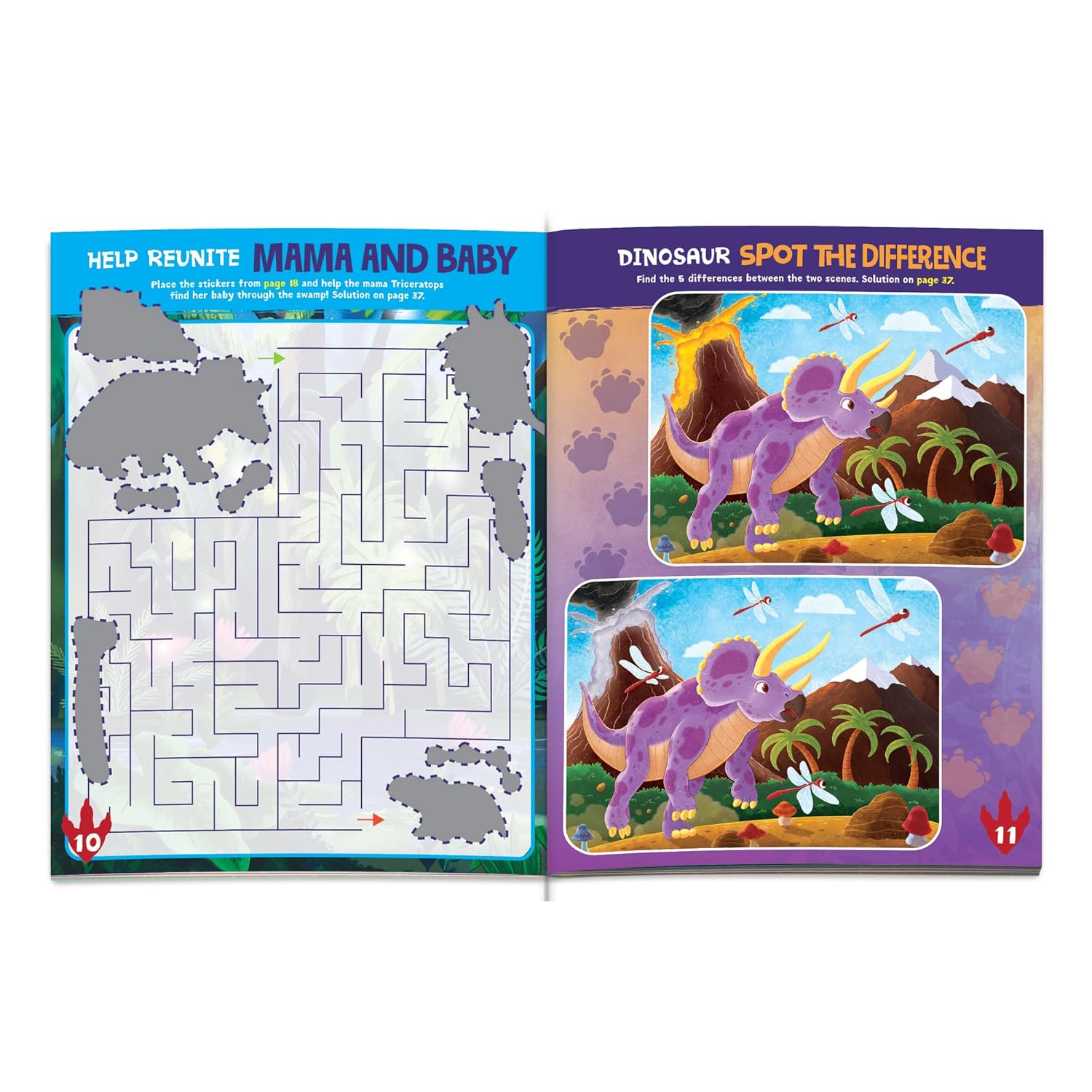 DINOSAUR STICKER ACTIVITY BOOK