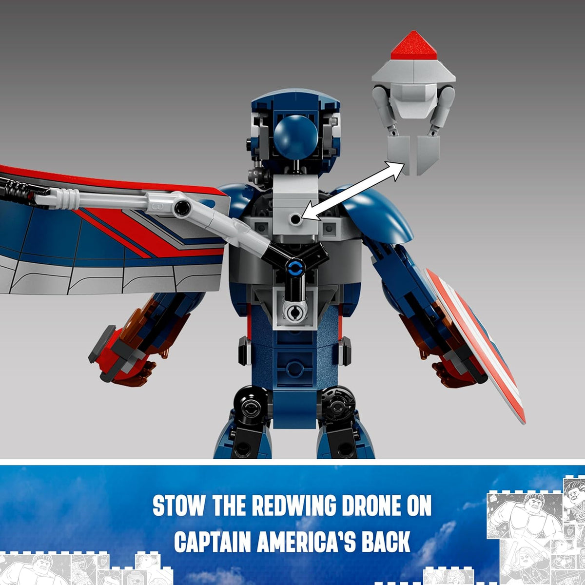 CAPTAIN AMERICA CONSTRUCTION FIGURE