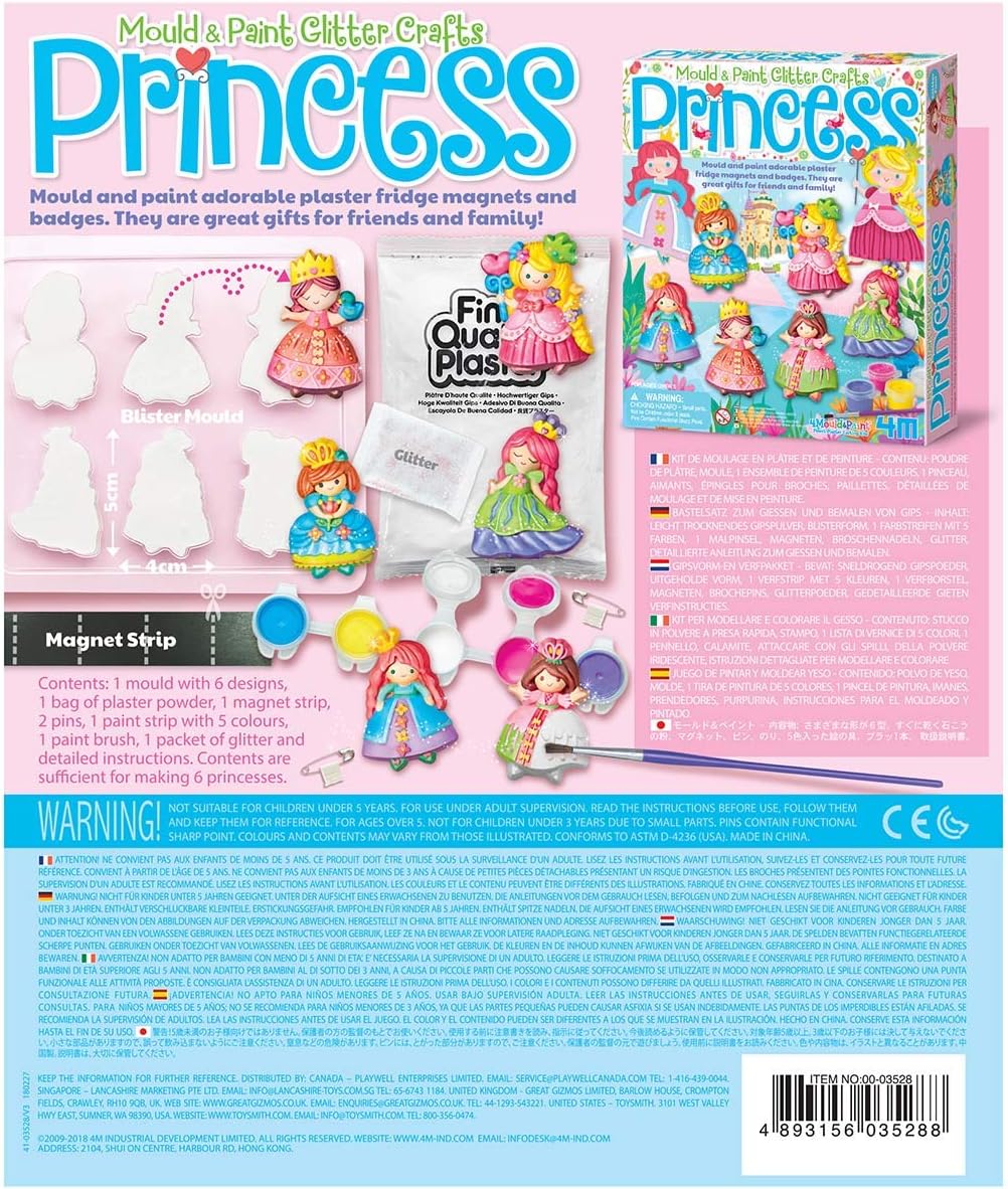 MOULD AND PAINT GLITTER PRINCESS