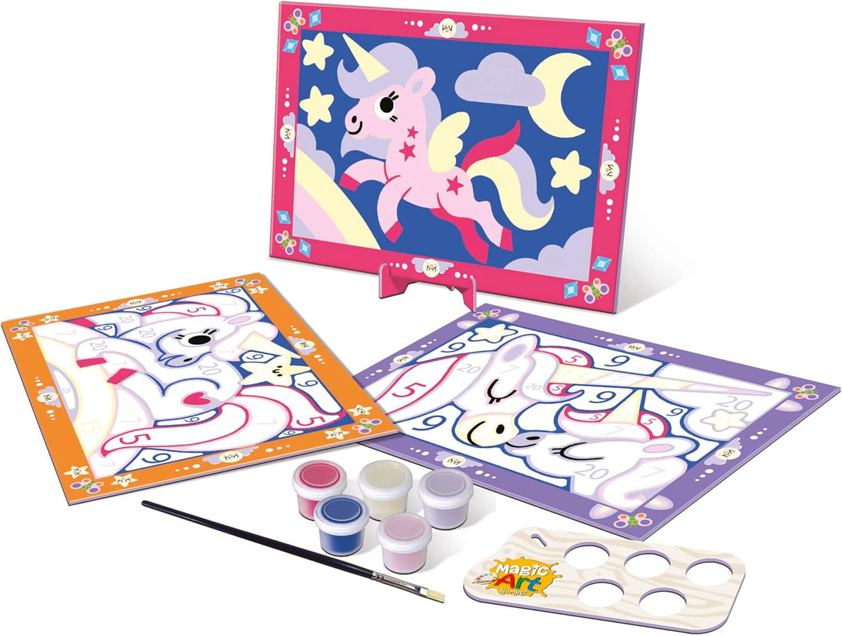 NUMBER ART UNICORNS