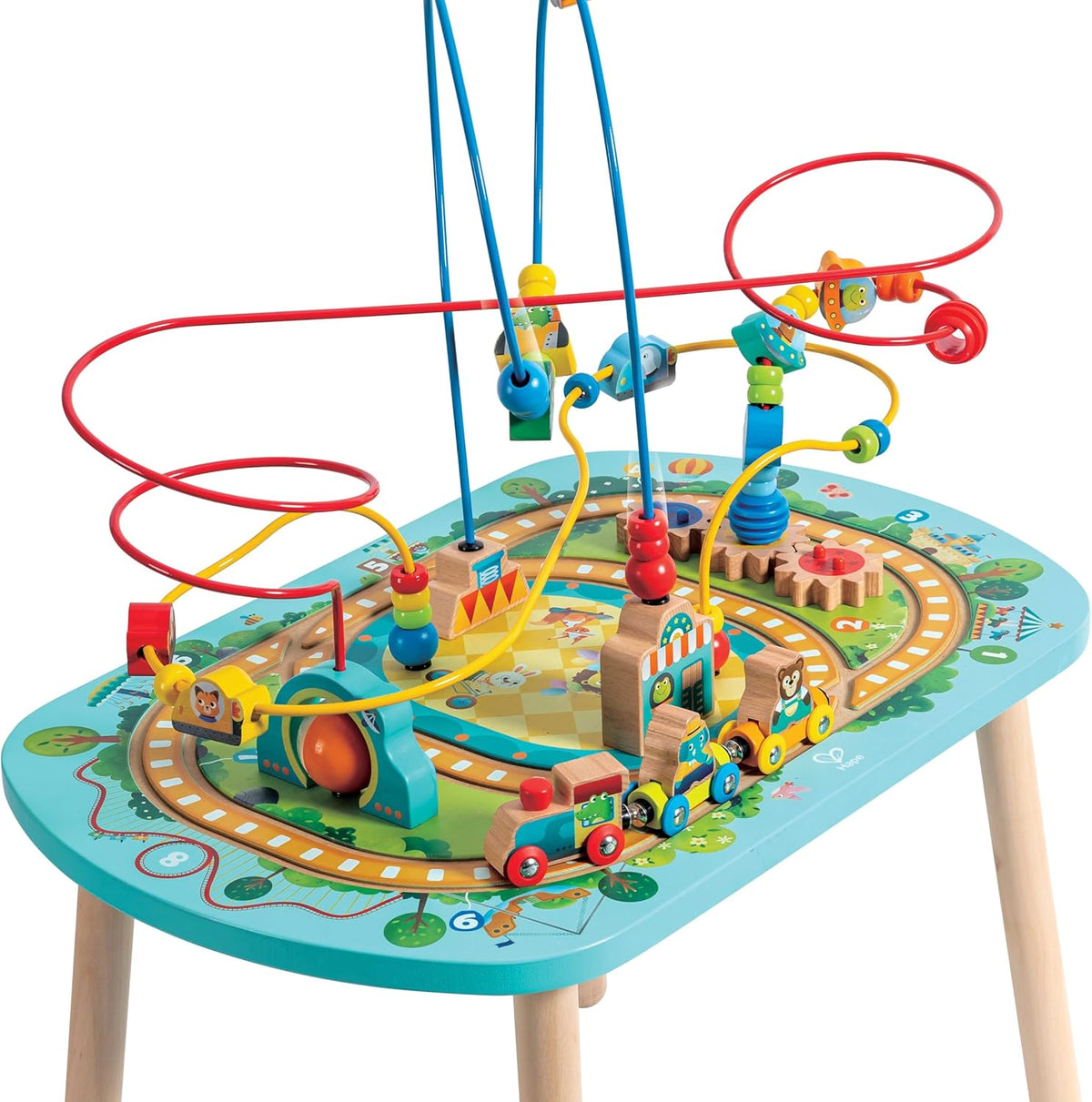 TWISTING RAILWAY MAZE TABLE