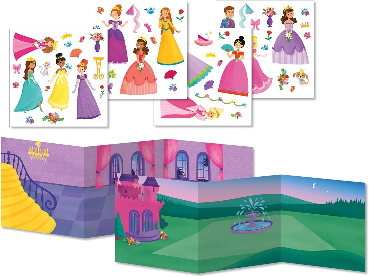 PRINCESS REUSABLE STICKERS