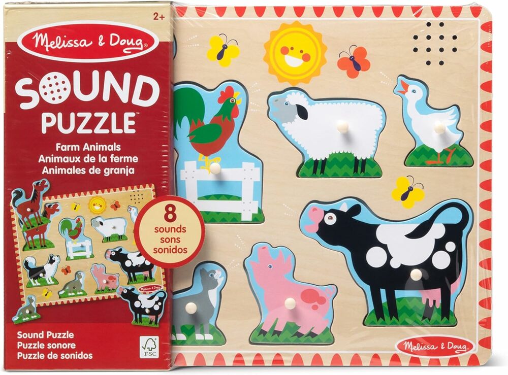 SOUND PUZZLE FARM ANIMALS