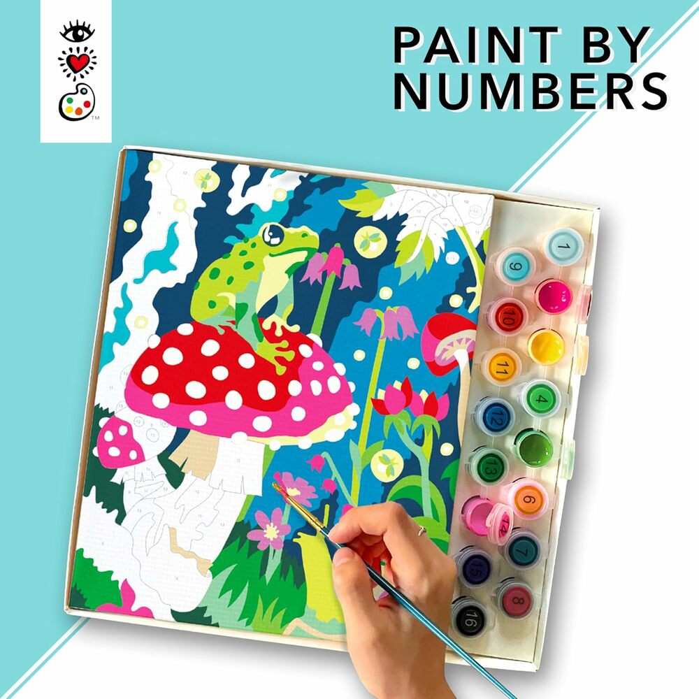 PAINT BY NUMBER MUSHROOM FOREST