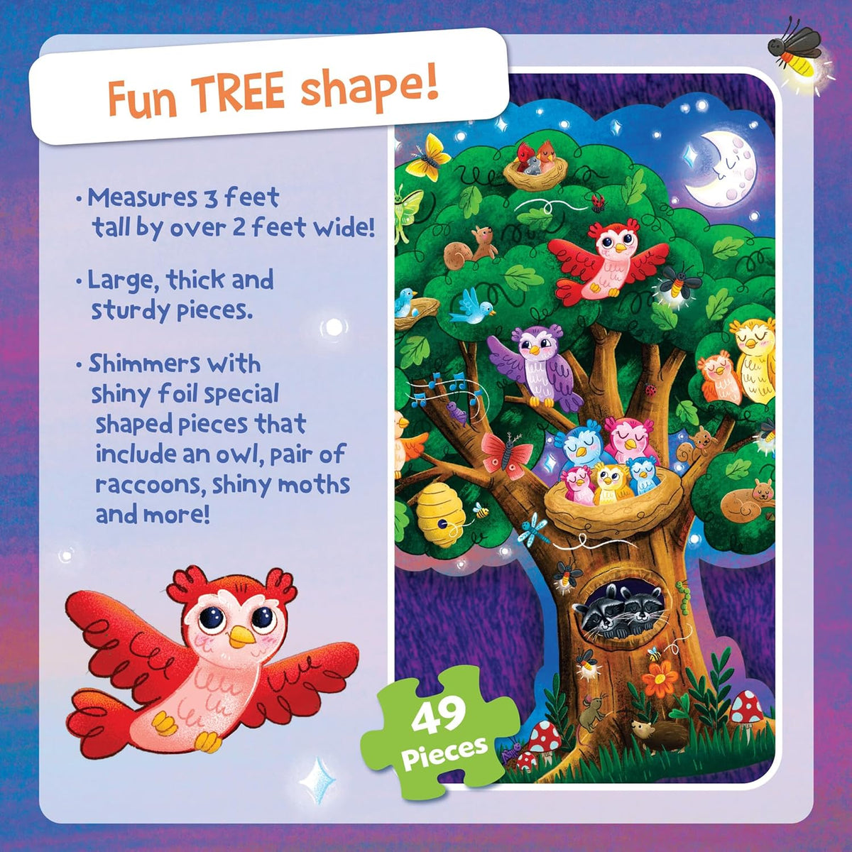 HOOT OWL FLOOR PUZZLE