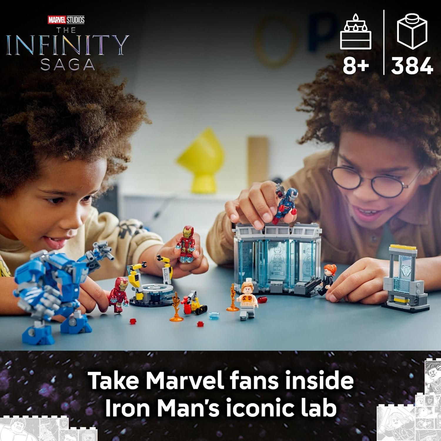IRON MANS LABORATORY HALL OF ARMOR