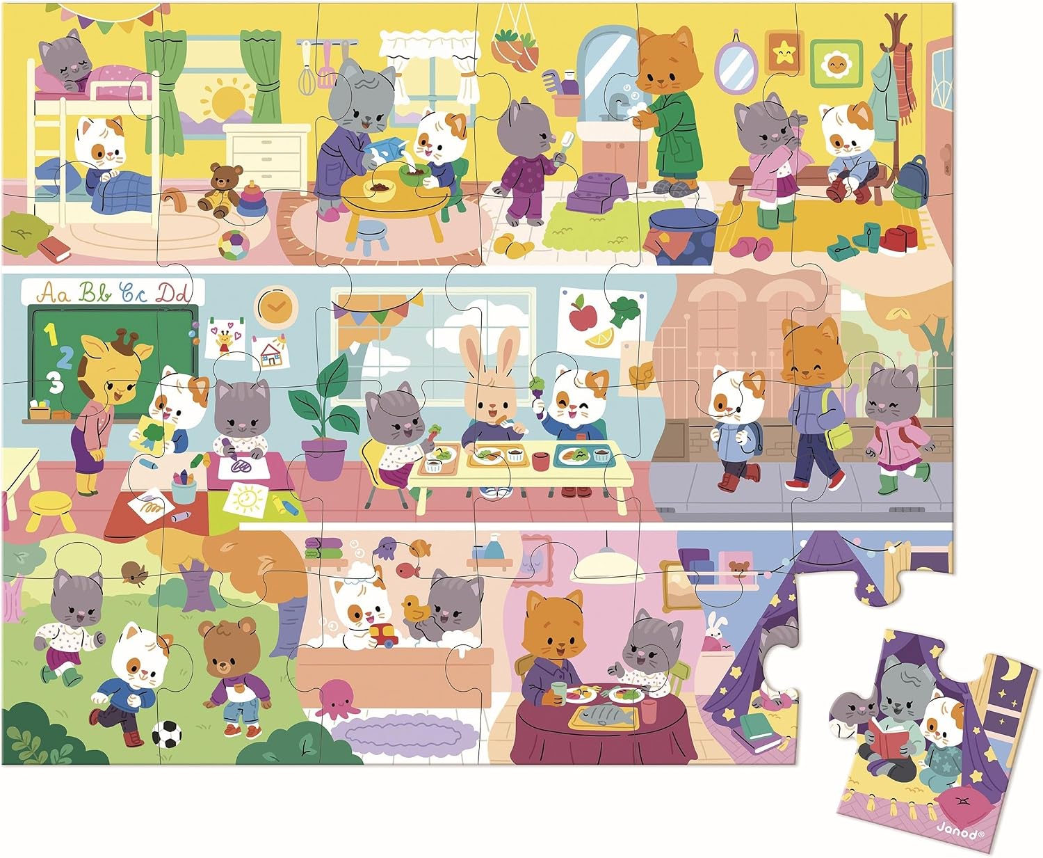 DAILY ROUTINES PUZZLE