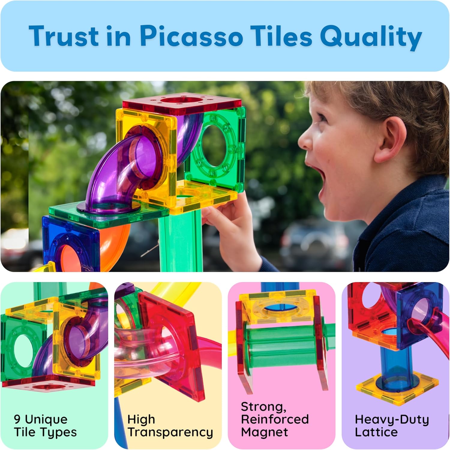 PICASSO TILES 100 PC MARBLE RUN