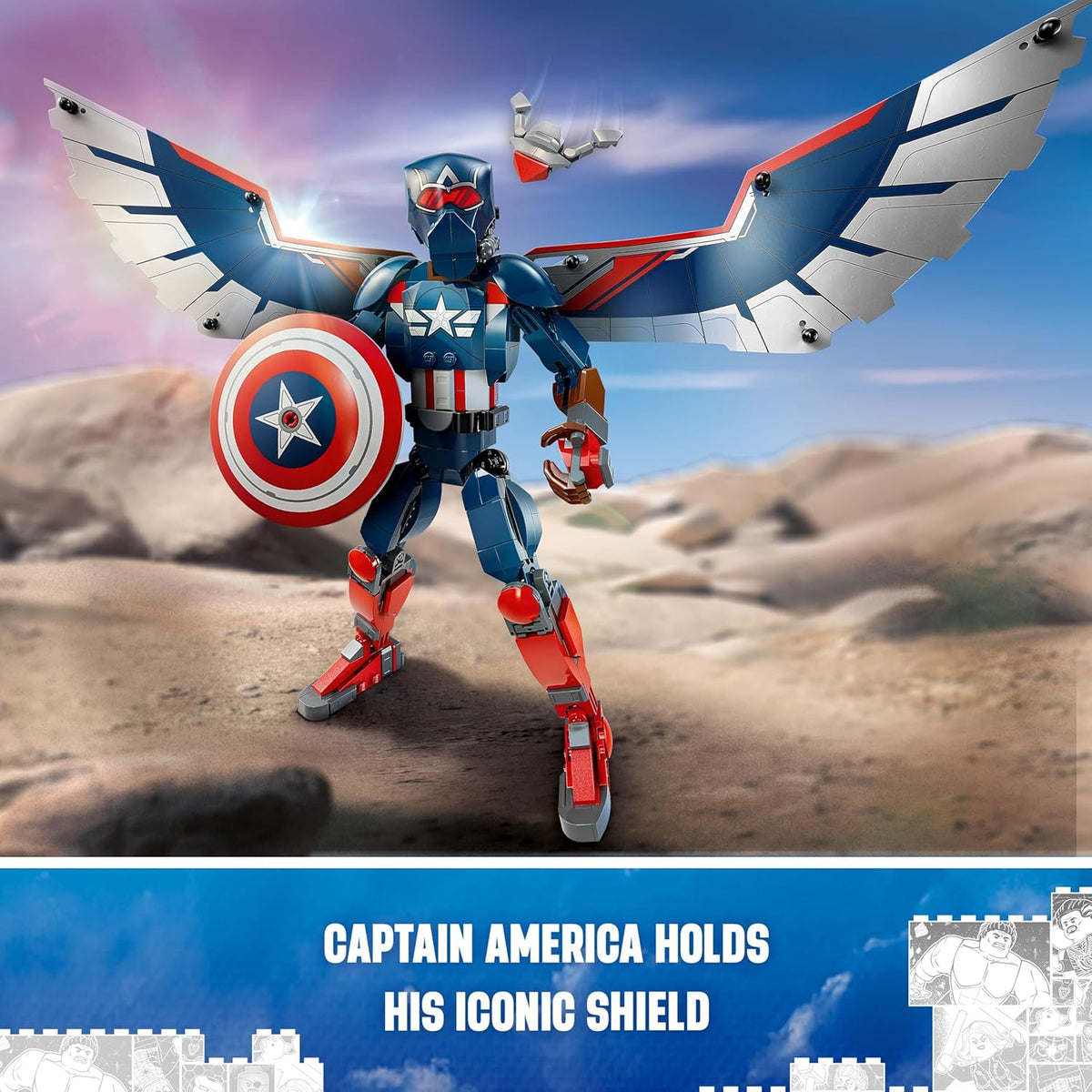 CAPTAIN AMERICA CONSTRUCTION FIGURE
