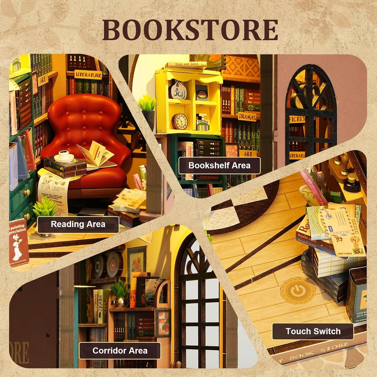 BOOKSTORE BOOK NOOK WONDERLAND