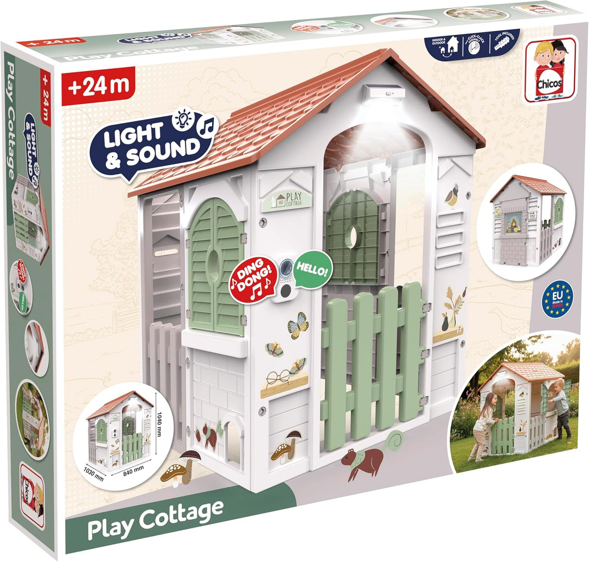 PLAY COTTAGE LIGHT AND SOUND