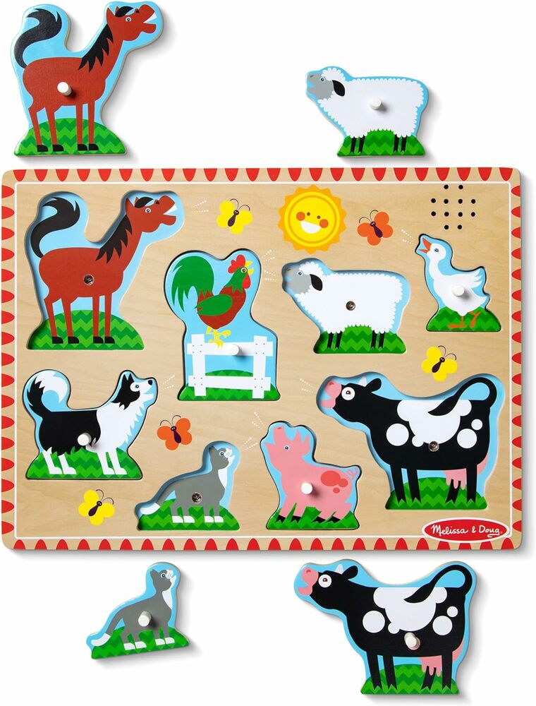 SOUND PUZZLE FARM ANIMALS