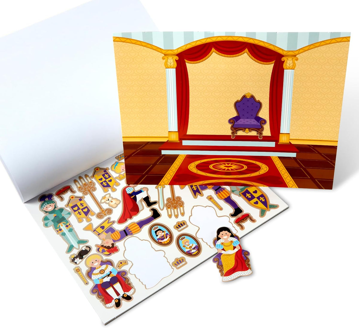 REUSABLE STICKER PAD - PRINCESS CASTLE