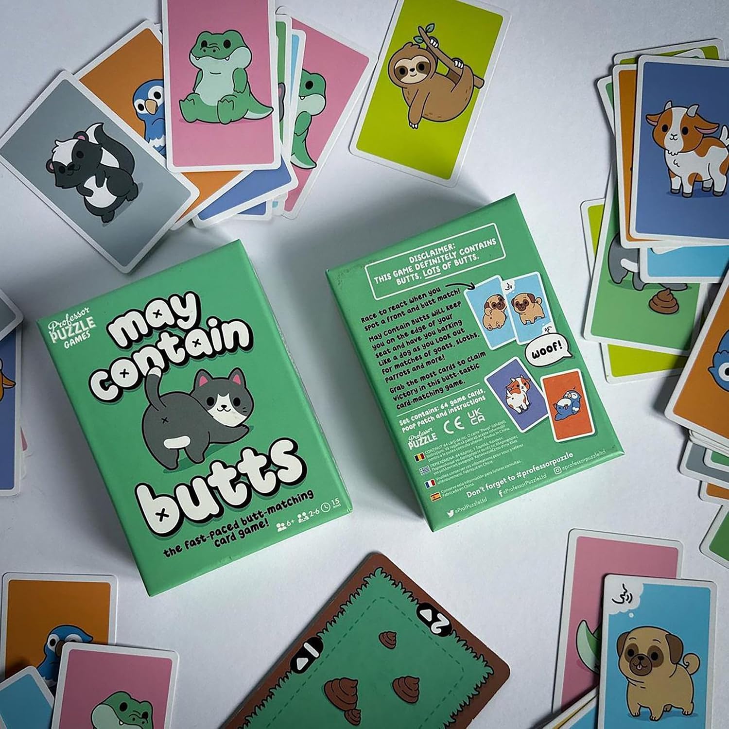 MAY CONTAIN BUTTS