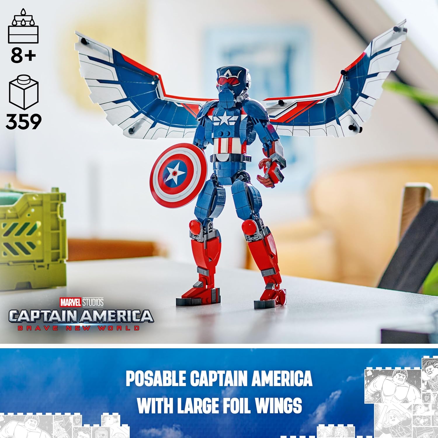 CAPTAIN AMERICA CONSTRUCTION FIGURE
