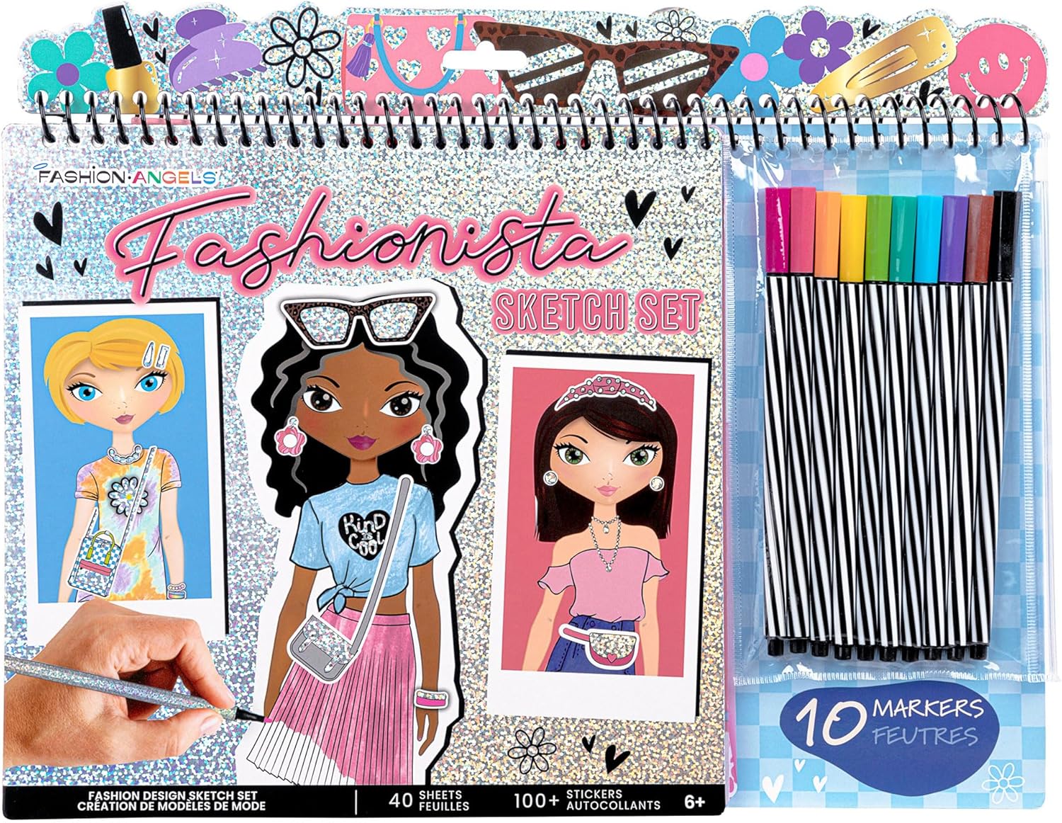 FASHIONISTA SKETCH SET WITH MARKERS