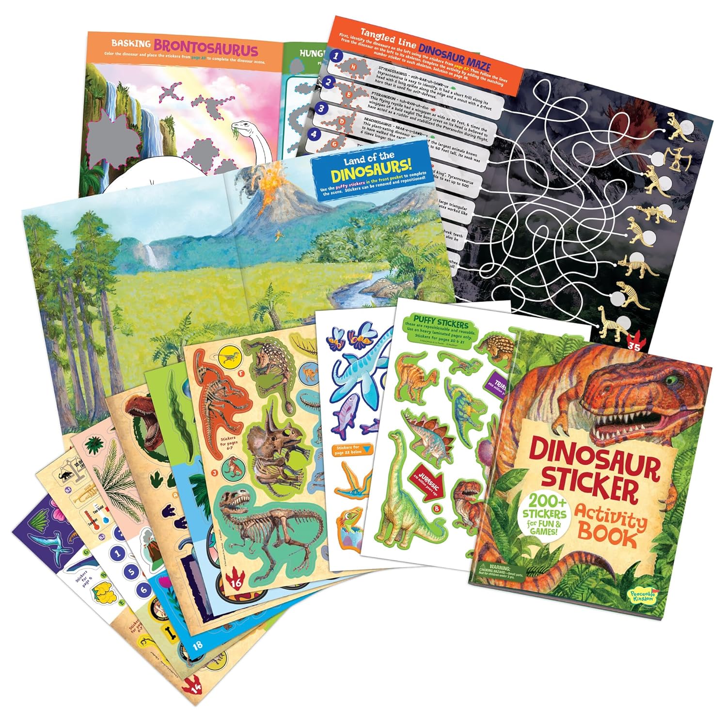 DINOSAUR STICKER ACTIVITY BOOK
