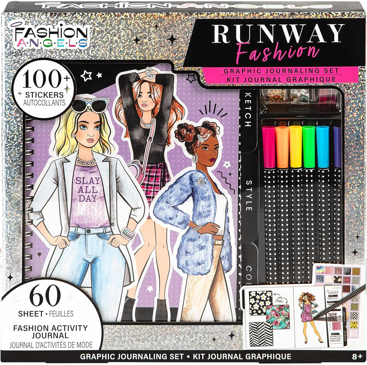 RUNWAY FASHION GRAPHIC JOURNAL SET