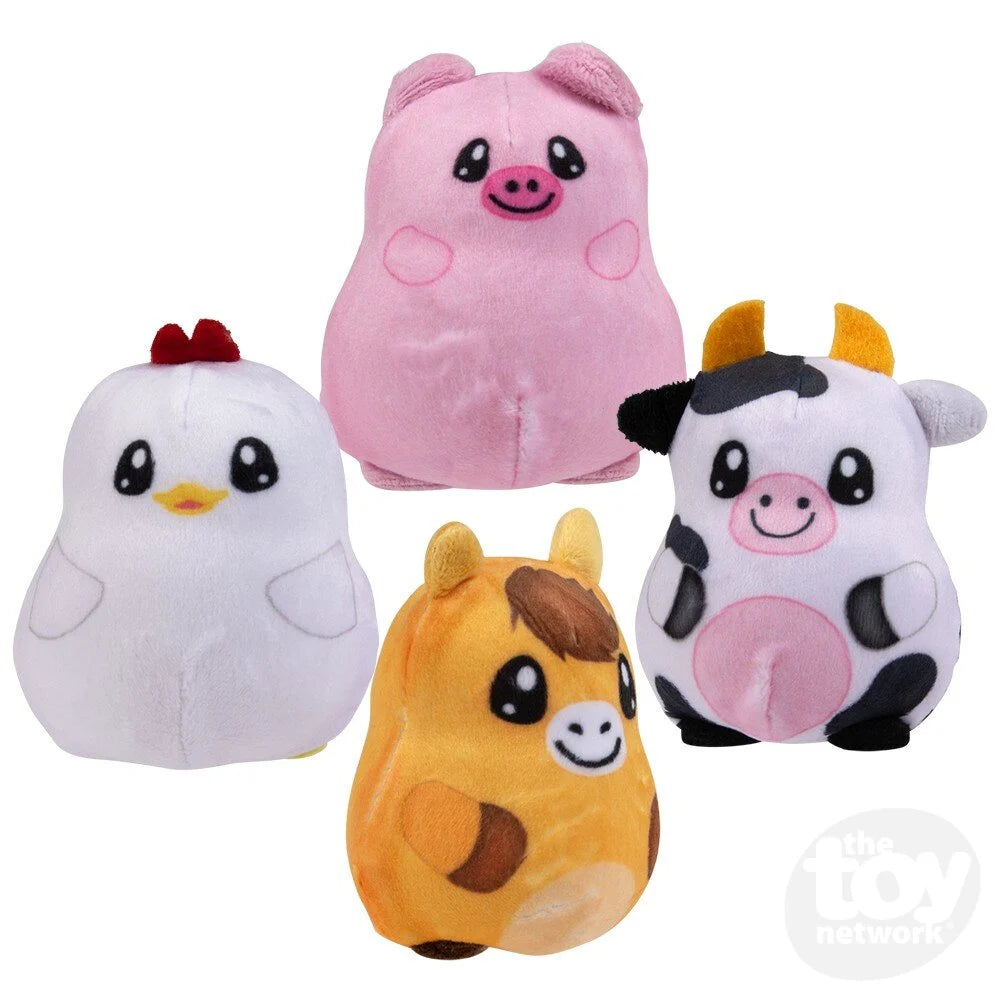 SUGAR SQUEEZE PLUSH FARM ANIMALS