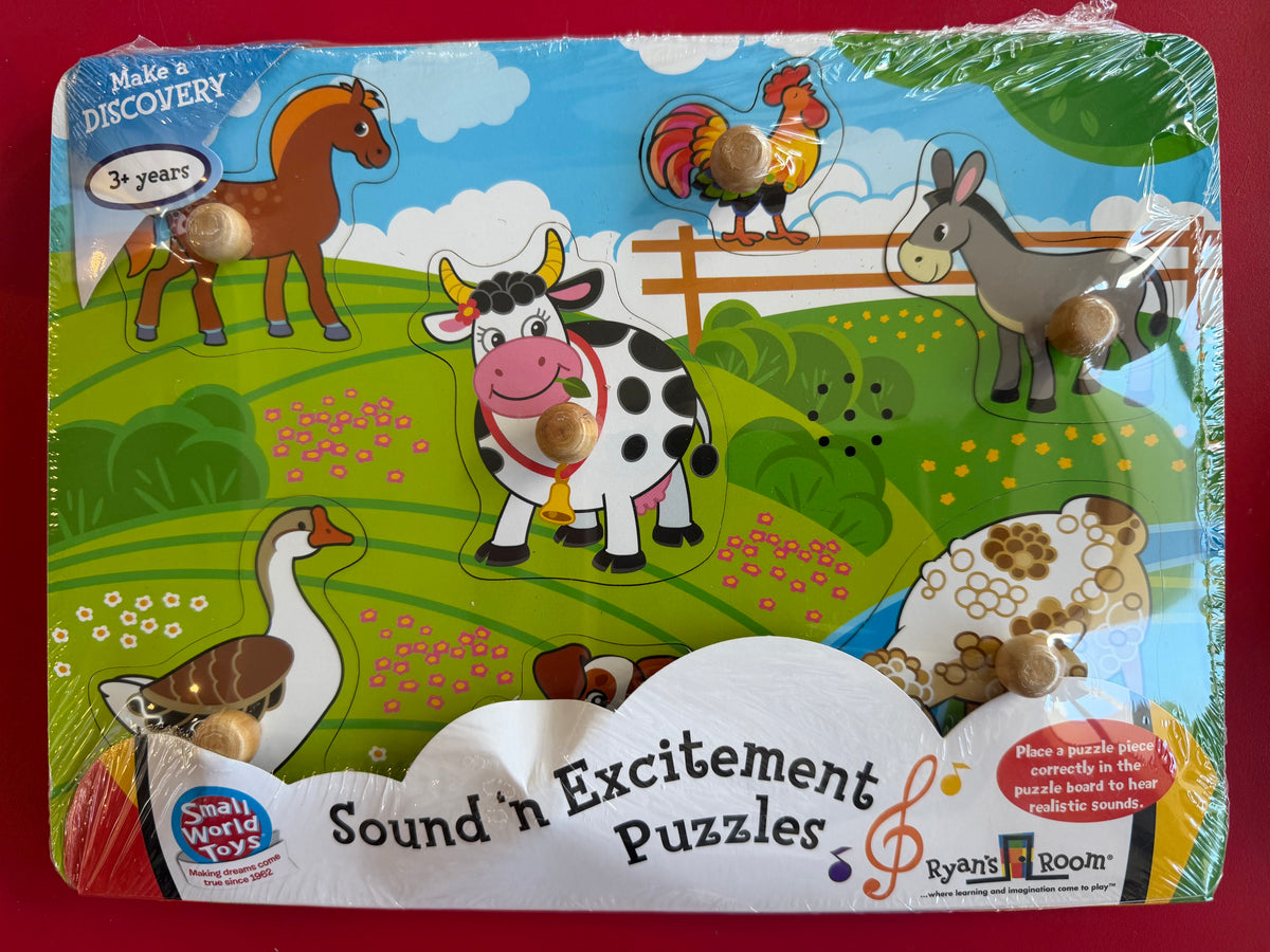 SOUND PUZZLE FARM ANIMALS
