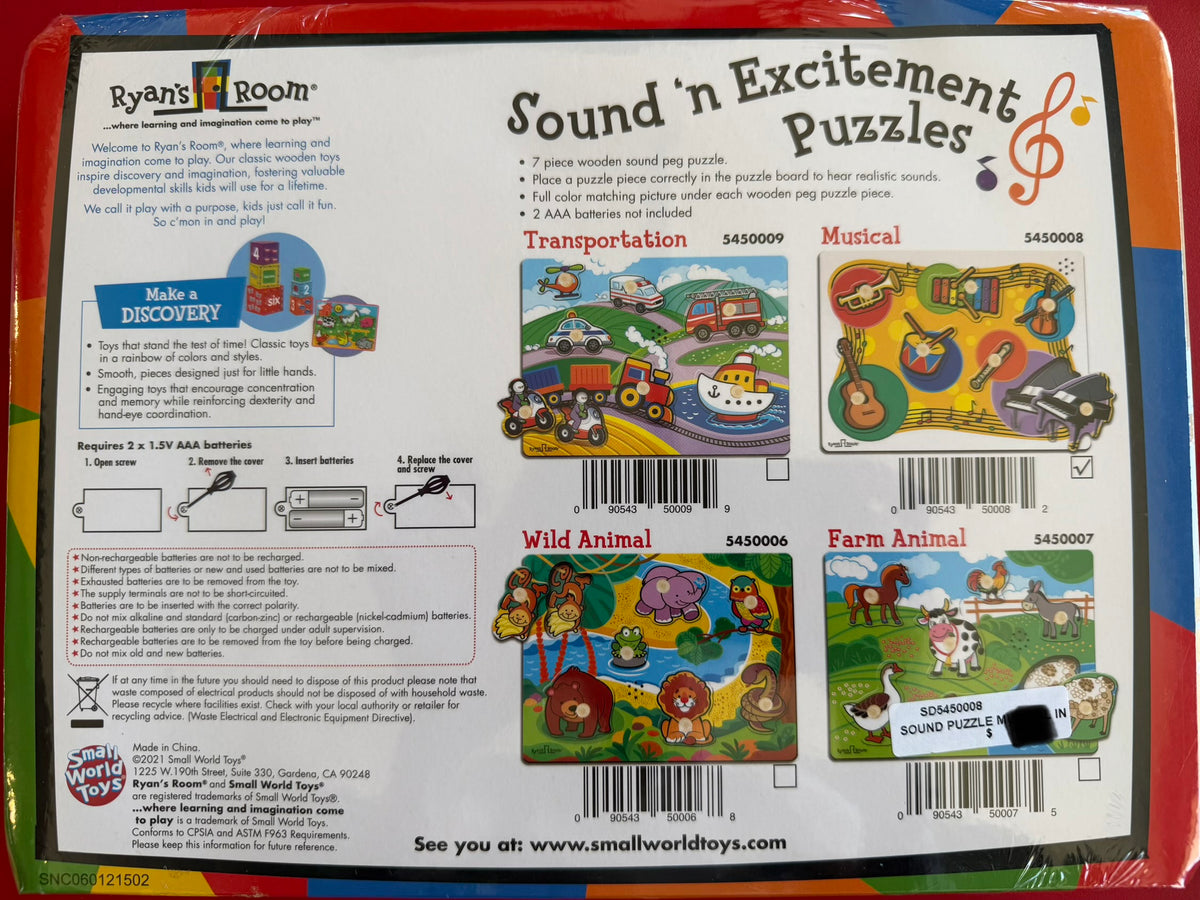 SOUND PUZZLE MUSICAL INSTRUMENTS
