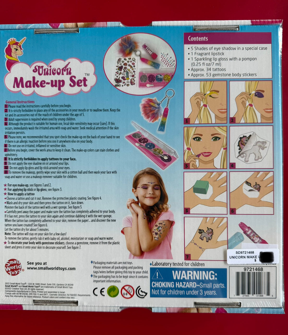 UNICORN MAKE UP SET