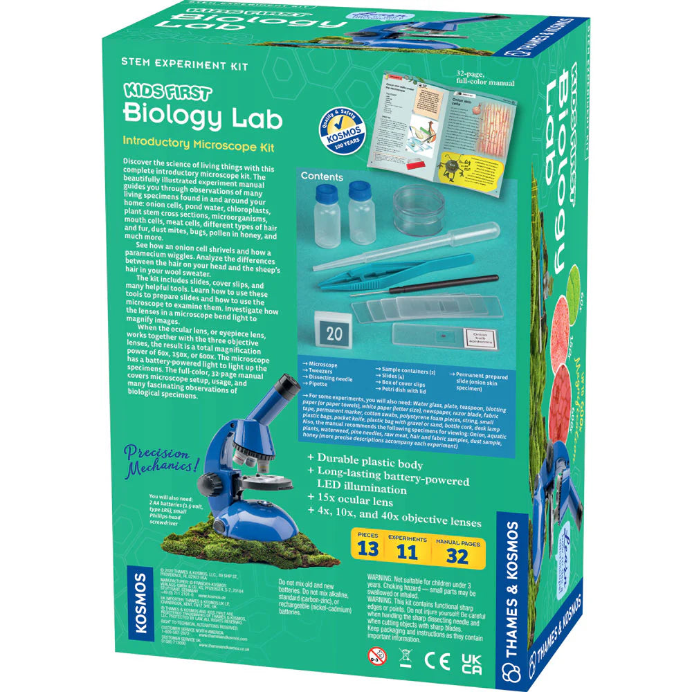 KIDS FIRST BIOLOGY LAB