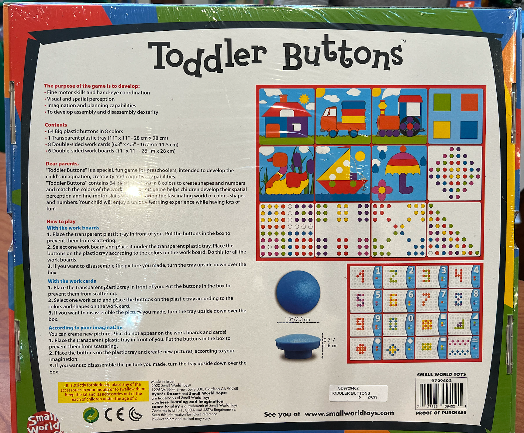 Toddler Buttons