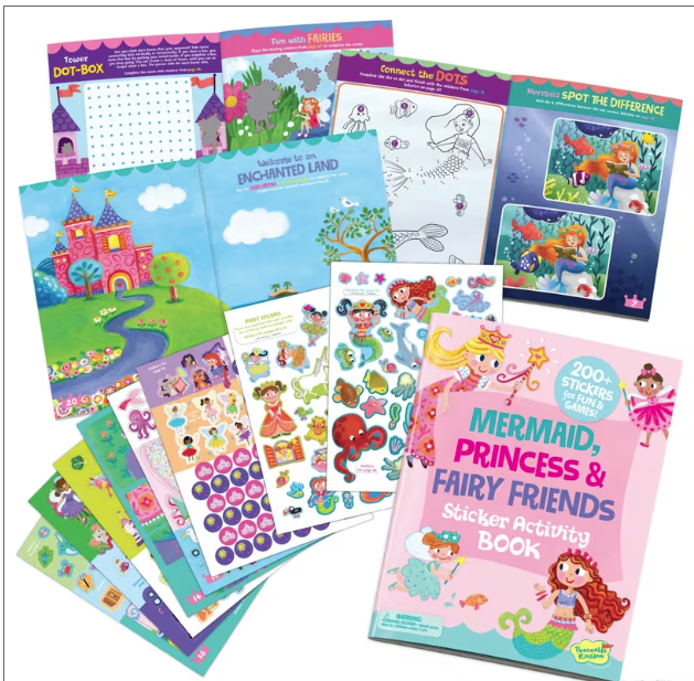 MERMAID PRINCESS &amp; FAIRY STICKER ACTIVITY BOOK