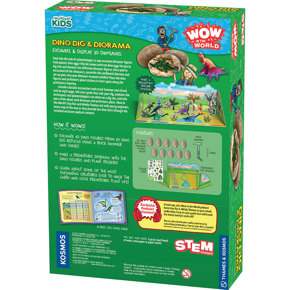 WOW IN THE WORLD DINO DIG DIORAMA