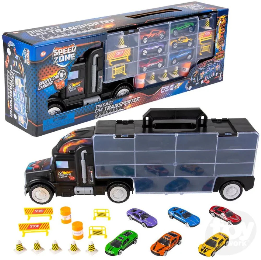 DIE CAST CAR TRANSPORTER