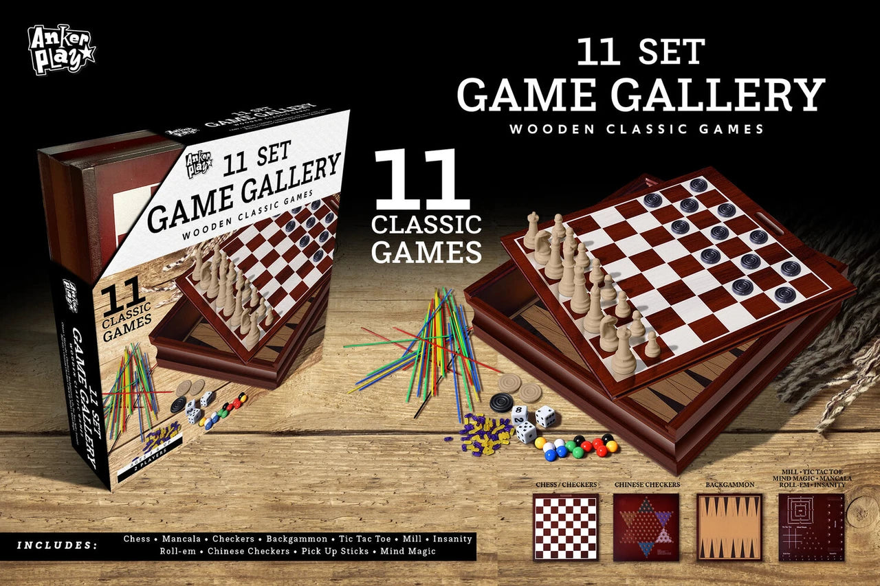 FAMILY GAME GALLERY - SET OF 11