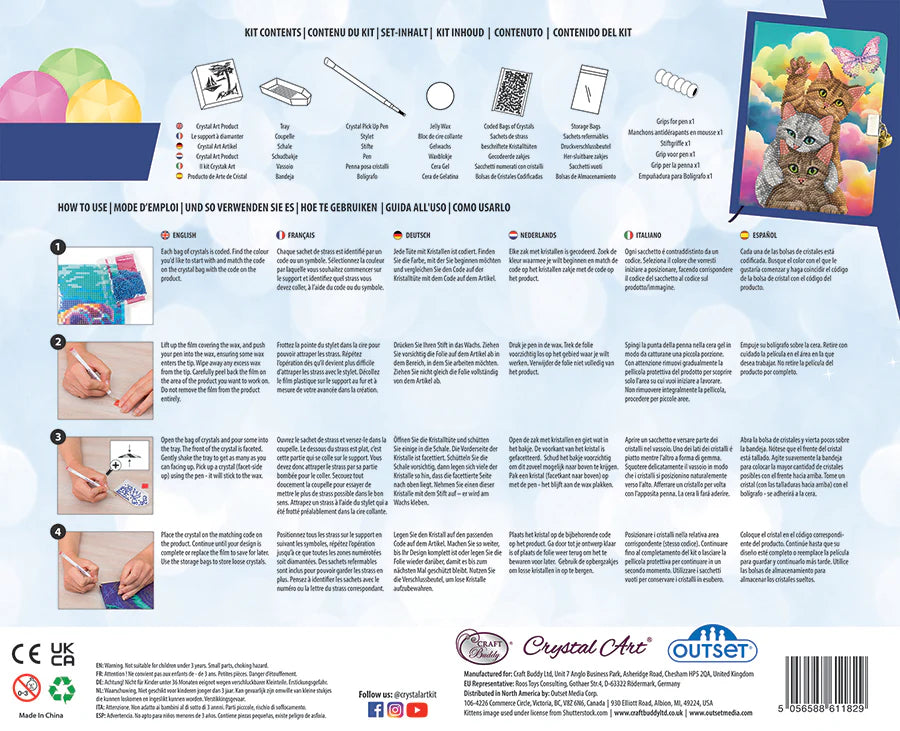 CA DIARY KITTEN CLOUDS